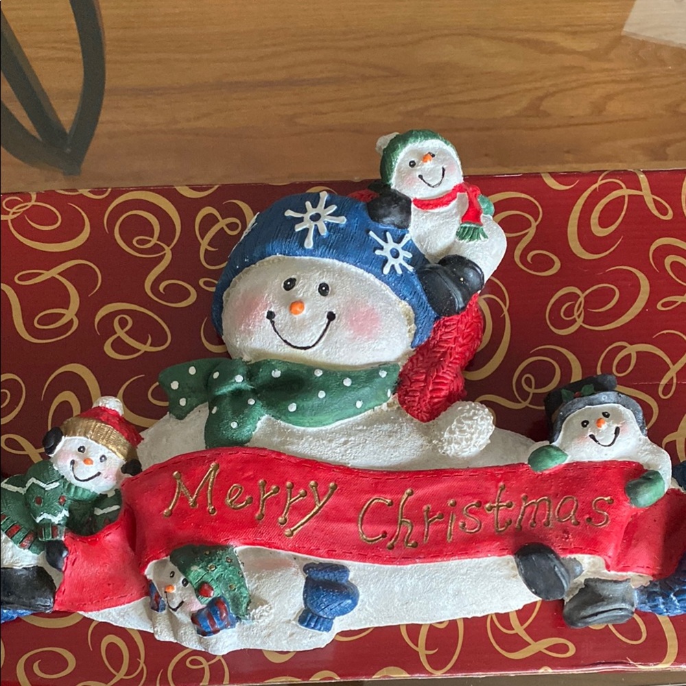 New Vintage San Francisco Music Box & Company Frosty the Snowman MusicalFigurine